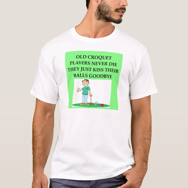 T-shirt Joueurs de CROQUET (Devant)