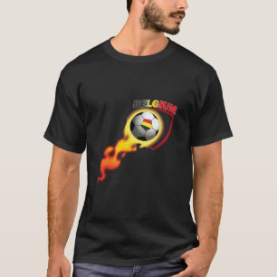 T-shirt Joueurs De Football Belgique Pour Fans De Football