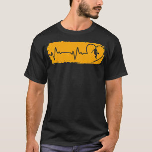 T-shirt Joueurs de l'équipe de Heartbeat Jouer Ligue de sp