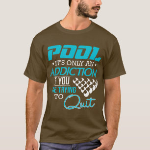 T-shirt Joueurs de piscine Billard amusant