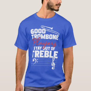 T-shirt Joueurs De Trombone Restez En Dehors De Jazz Réble