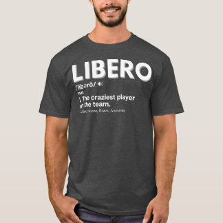 T-shirt Joueurs de volley-ball amusants Libero