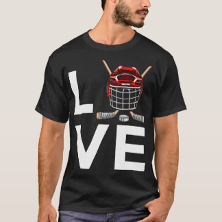 T-shirt Joueurs Drôle De Hockey Sur Glace