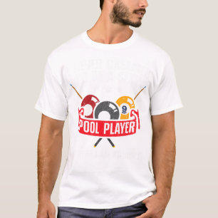 T-shirt Joueuse cool Pool Conception Pour Hommes Femmes Po