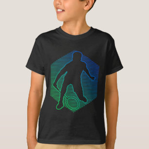 T-shirt Joueuse de badminton féminine de squash de volant