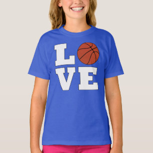 T-shirt Joueuse de basket-ball AMOUR Girls de basket-ball 