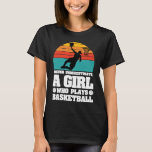 T-shirt Joueuse de basket-ball basketteuse Sportives femme