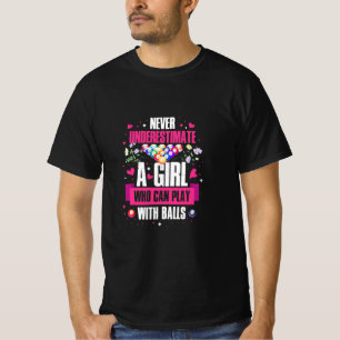 T-shirt Joueuse de billard Cette fille peut jouer billard 