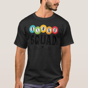 T-shirt Joueuse de l'équipe de Bingo Lucky Bingo Lottery F