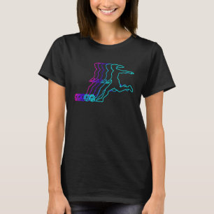 T-shirt Joueuse de soccer de l'équipe de gardien de but Ca