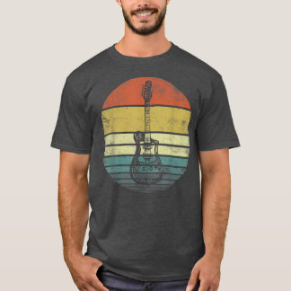 T-shirt Joueuse Guitare vintage Cadeaux Pour Hommes Femmes
