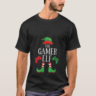 T-shirt Joueuse Joueuse Elf Groupe de jumelage Xmas Jeu am
