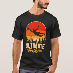 T-shirt Joueuse Retro Ultimate Frisbee Hommes Femmes Vinta
