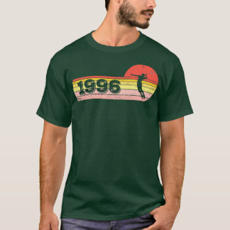 T-shirt Joueuse Shuttlecock Née 1996 Anniversaire Dames Ba
