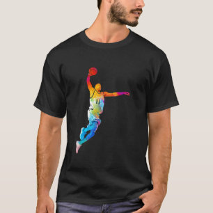 T-shirt Joueuses De Basketball cool Art Pour Hommes Femmes