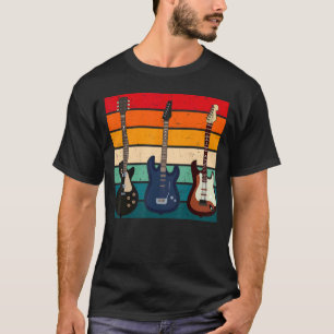 T-shirt Joueuses de guitare cool Hommes Femmes Vintage Gui