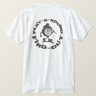 T-shirt Jouez un tour Découvrez Logo Vintage Golfeur drôle