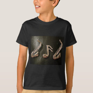 T-shirt Jouez une note musicale sur ce Saxaphone
