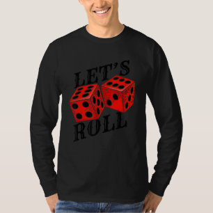 T-shirt Jouons aux jeux de cartes de Poker Jouons aux cart