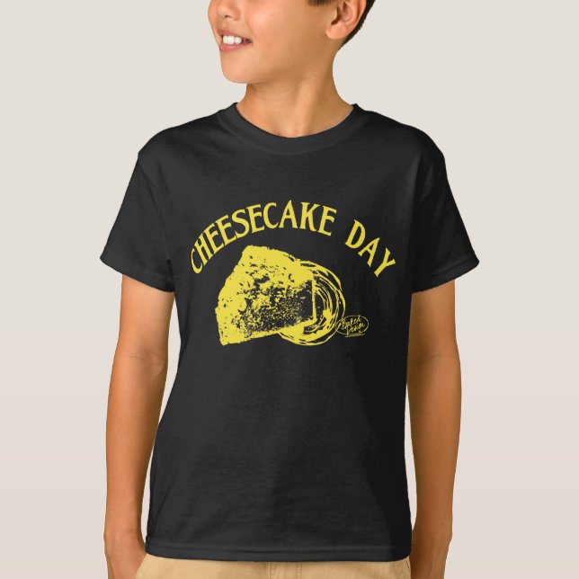 T-SHIRT JOUR 02 DE GÂTEAU AU FROMAGE (Devant)