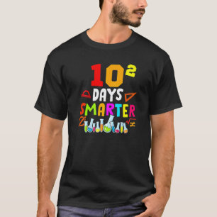 T-shirt Jour 100 Math 10 au Carré Enseignant Élève 100 Jou