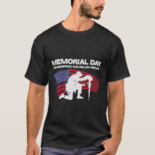 T-shirt Jour commémoratif commémorant nos héros tombés Dra