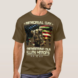 T-shirt Jour commémoratif commémoratif commémorant nos hér