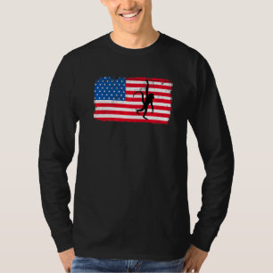 T-shirt Jour commémoratif Drapeau Usa Baboon Safari Singe