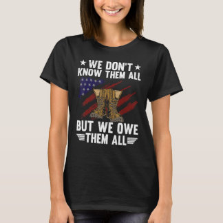 T-shirt Jour commémoratif Nous leur devons tous vétéran pa