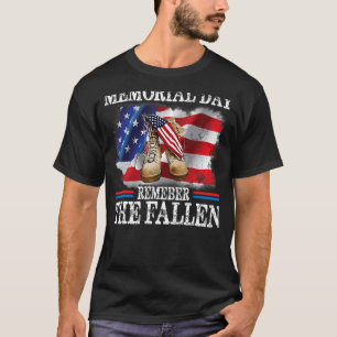 T-shirt Jour commémoratif Souvenez-vous des anciens combat