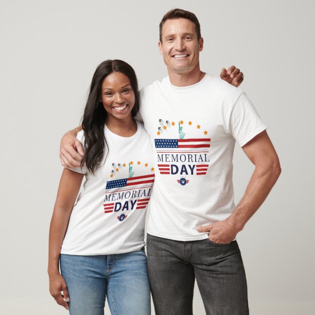 T-shirt Jour commémoratif|usa|30 mai (Unisexe)
