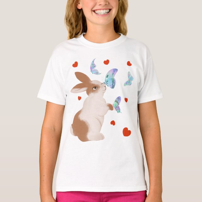 T-shirt jour d'amour heureux (Devant)