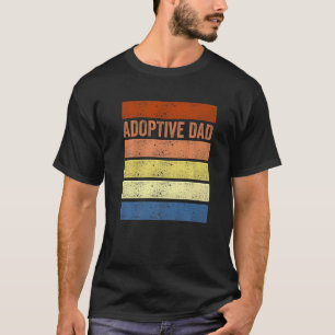 T-shirt Jour d'annonce d'adoption Papa Famille  