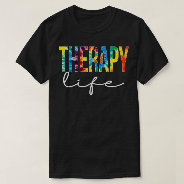 T-shirt Jour d'Appréciation de la vie thérapeutique Teintu (Design devant)