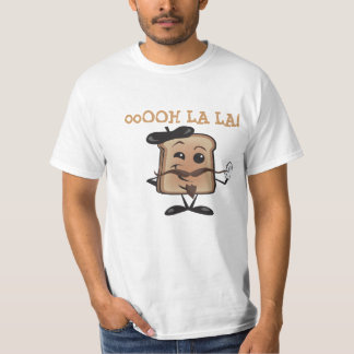 T-shirt Jour de bastille de bande dessinée de pain grillé