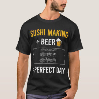 T-shirt Jour de bière Fabrication de sushi