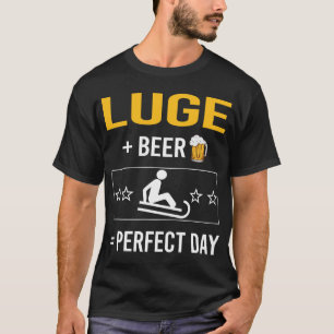 T-shirt Jour de bière Luge Luger