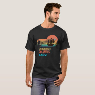 T-shirt jour de Christophe Colomb histoire