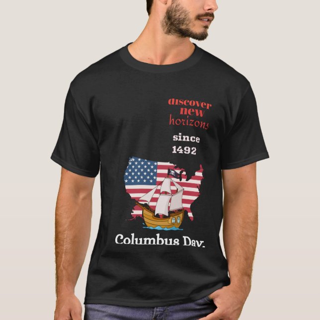 T-shirt Jour de Columbus (Devant)