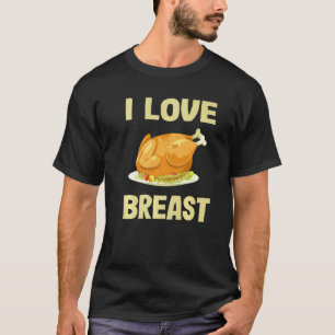 T-shirt Jour de dîner de Thanksgiving Faits Dinde Jambon V