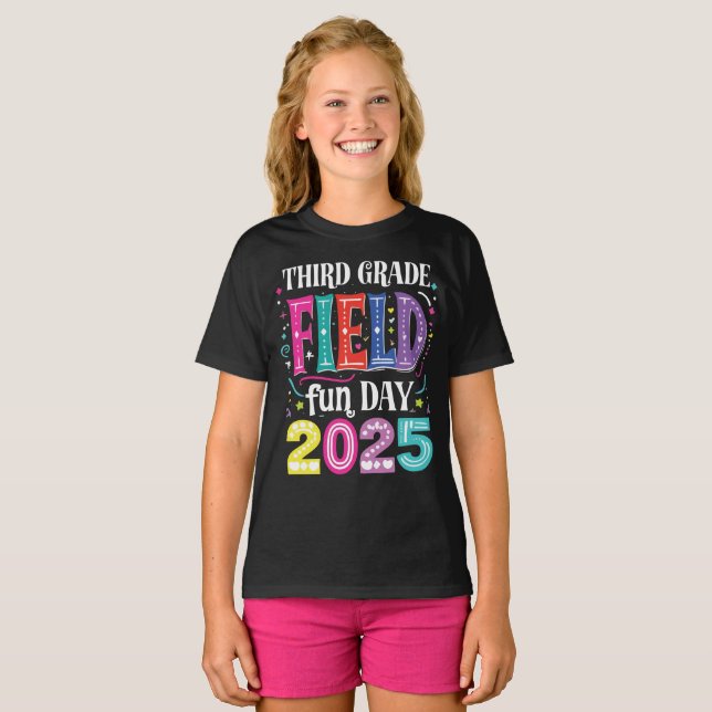 T-shirt Jour de divertissement de la troisième année Jour  (Devant entier)
