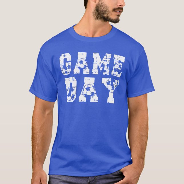 T-shirt Jour de jeu Football Jour de football Fan de footb (Devant)