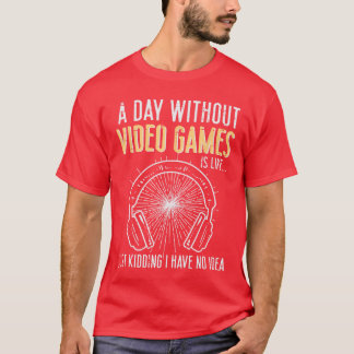 T-shirt Jour de jeu sans jeu vidéo garçons enfants Mene