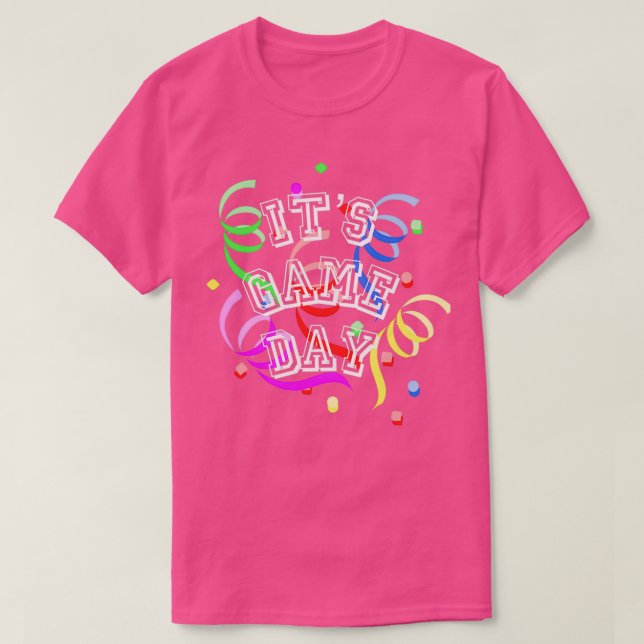 T-shirt Jour de jeu Zone Joueur en ligne Serveur Chemise C (Design devant)