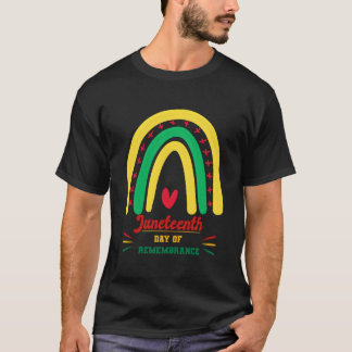 T-shirt Jour de Junenth de commémoration pour les Noirs et