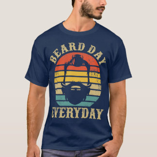 T-shirt Jour de la barbe Tous les jours Hipster Hommes adu