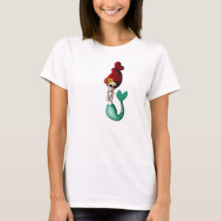 T-shirt Jour de la belle fille morte de sirène