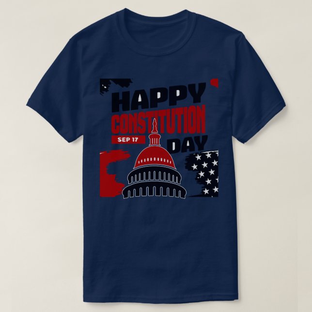 T-shirt Jour de la Constitution (Design devant)