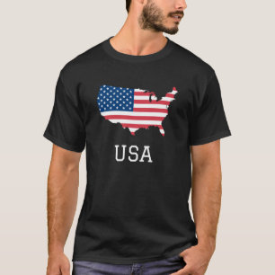 T-shirt Jour de la Déclaration d'Indépendance de drapeau