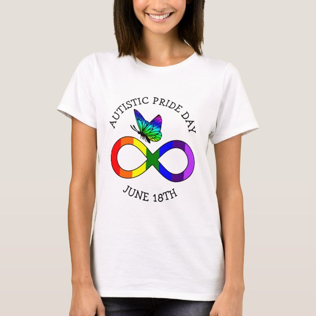T-shirt Jour de la Fierté autistique 18 juin Chemise de se (Devant)